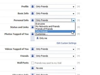 Facebook-friends only