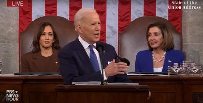 Joe Biden, Nancy Pelosi, and Kamala Harris