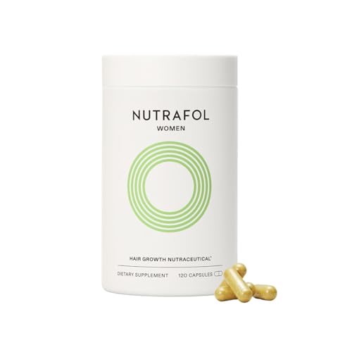 Nutrafol Women's Hair Growth Supplements, Ages 18-44, Clinically Proven for Visibly Thicker and Stronger Hair, Dermatologist Recommended - 1 Month Supply