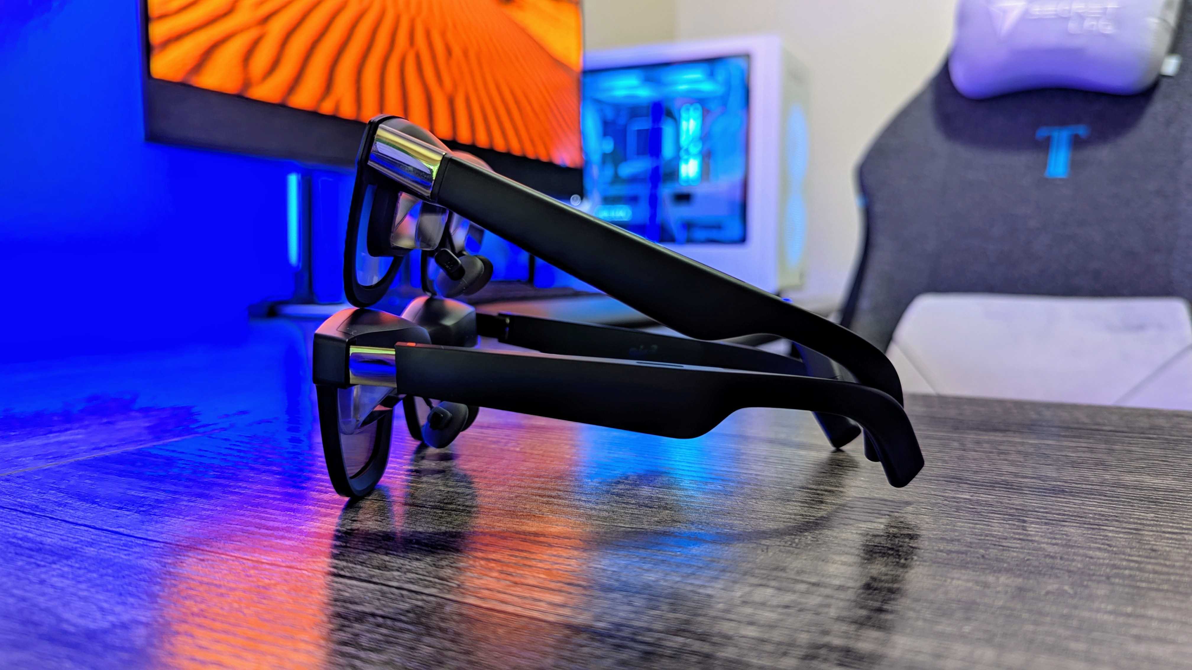 Image of the XREAL One Pro AR glasses.
