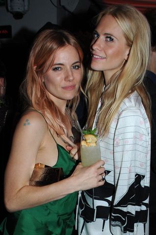 Sienna Miller And Poppy Delevingne At The Playboy 60th Anniversary Party