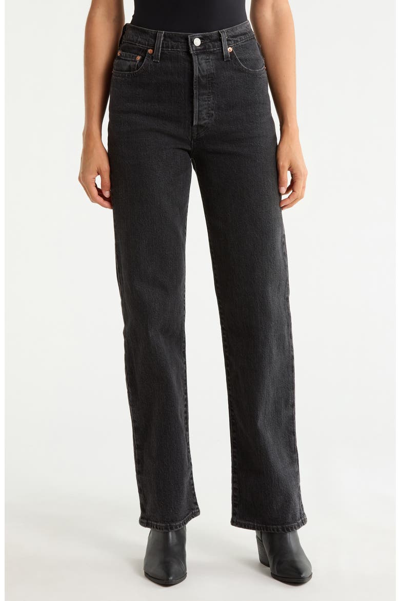Ribcage High Waist Straight Leg Jeans