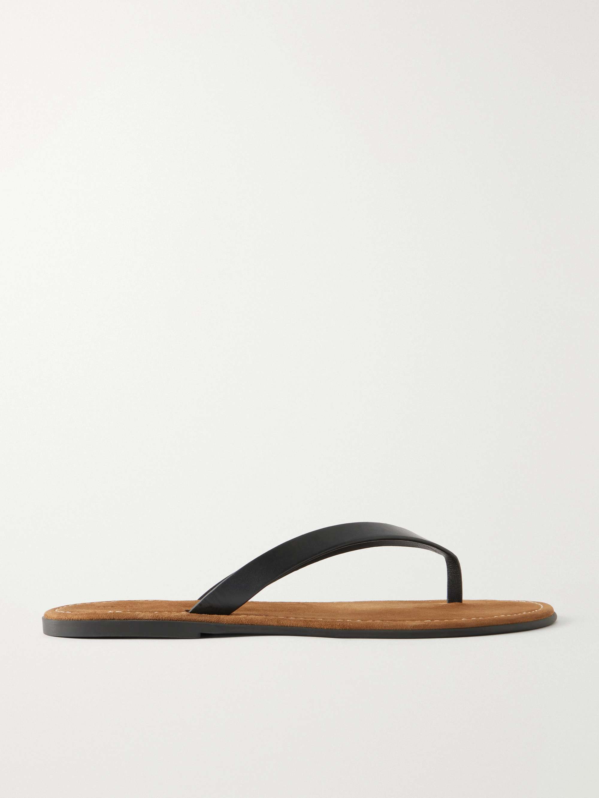 Beach Leather Flip Flops