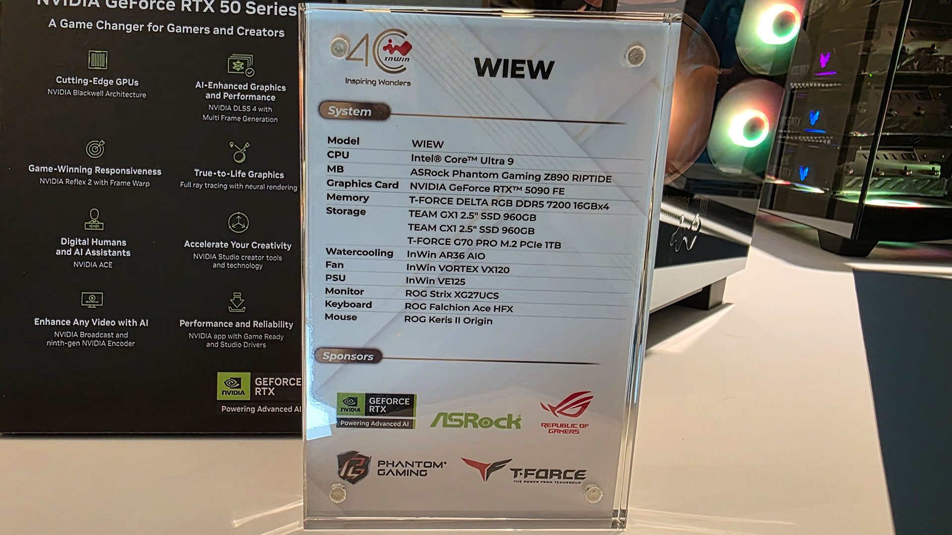 InWin PC cases at Computex 2025