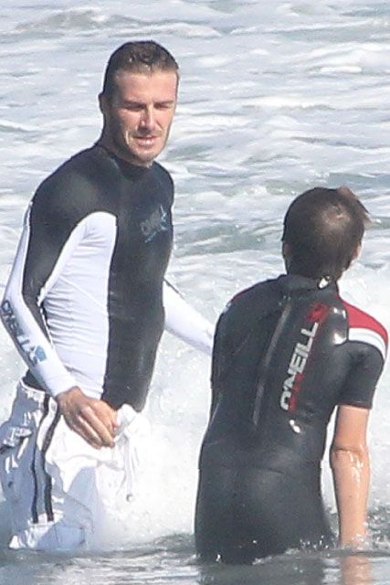 PICS! The Beckham boys hit the beach | Marie Claire UK