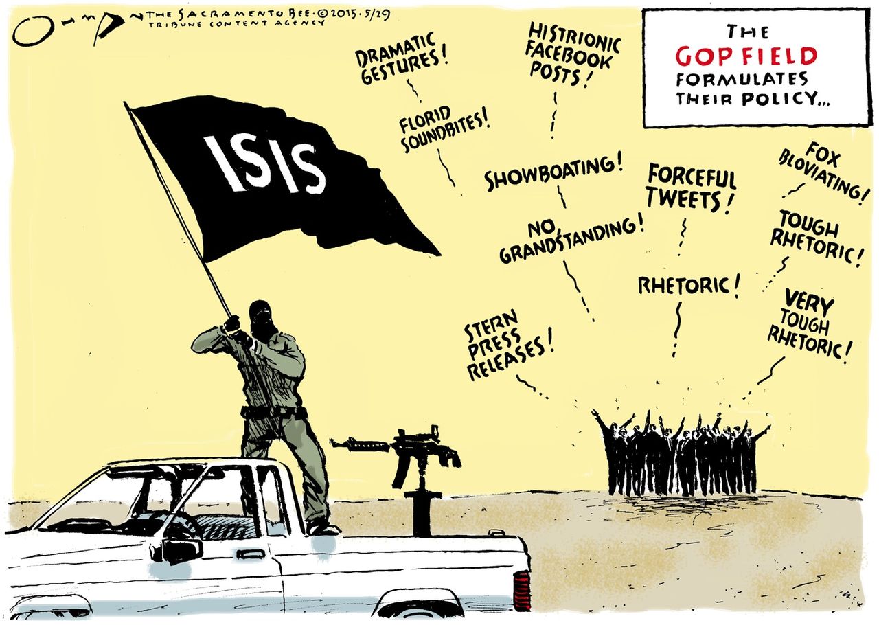 Political cartoon World GOP 2016 ISIS