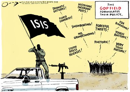 Political cartoon World GOP 2016 ISIS