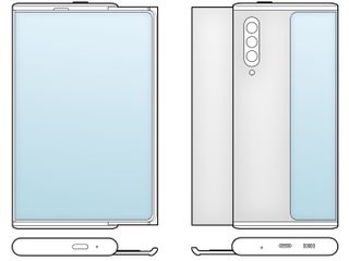 Samsung rollable phone patent