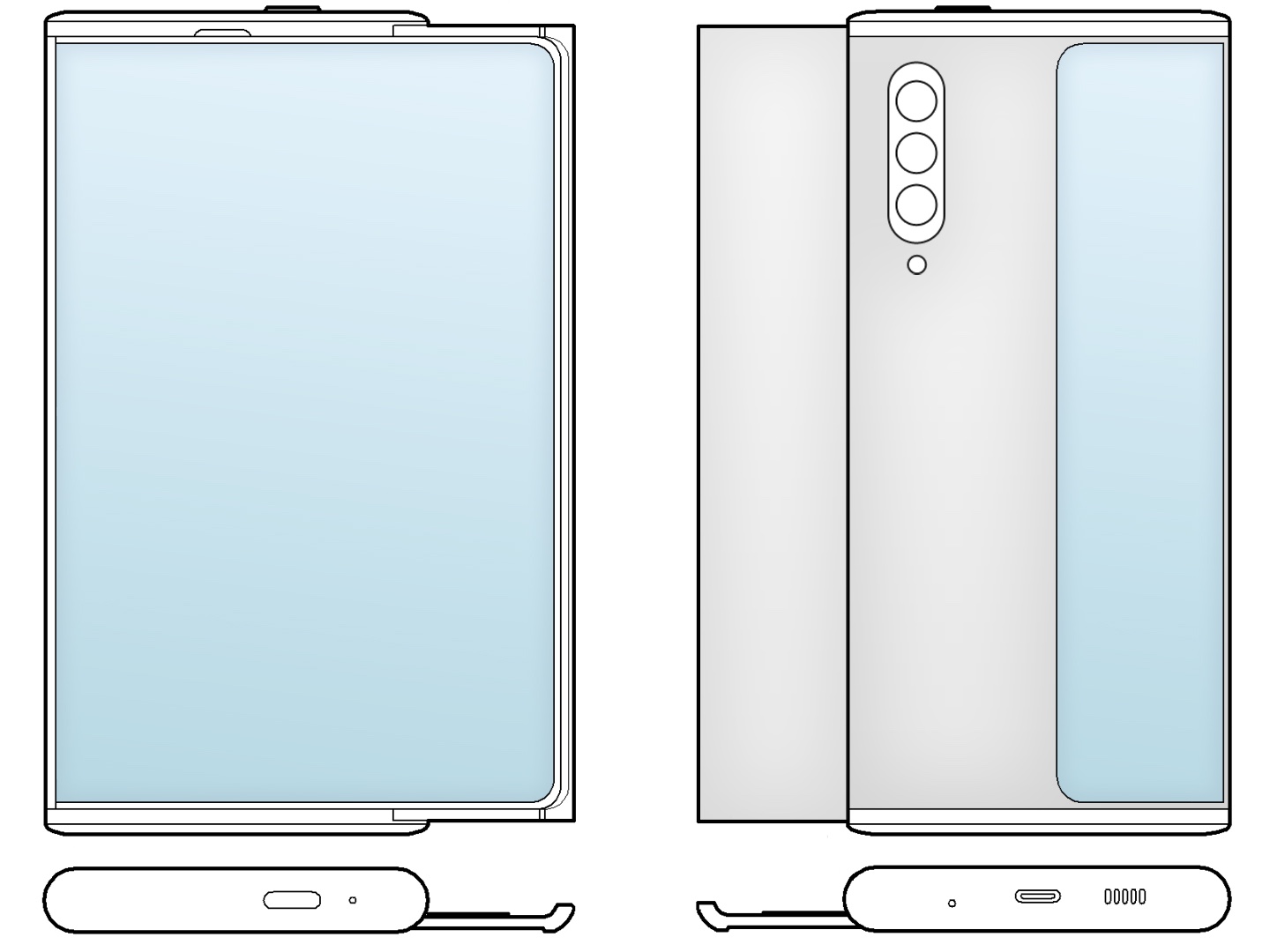 Samsung rollable phone patent