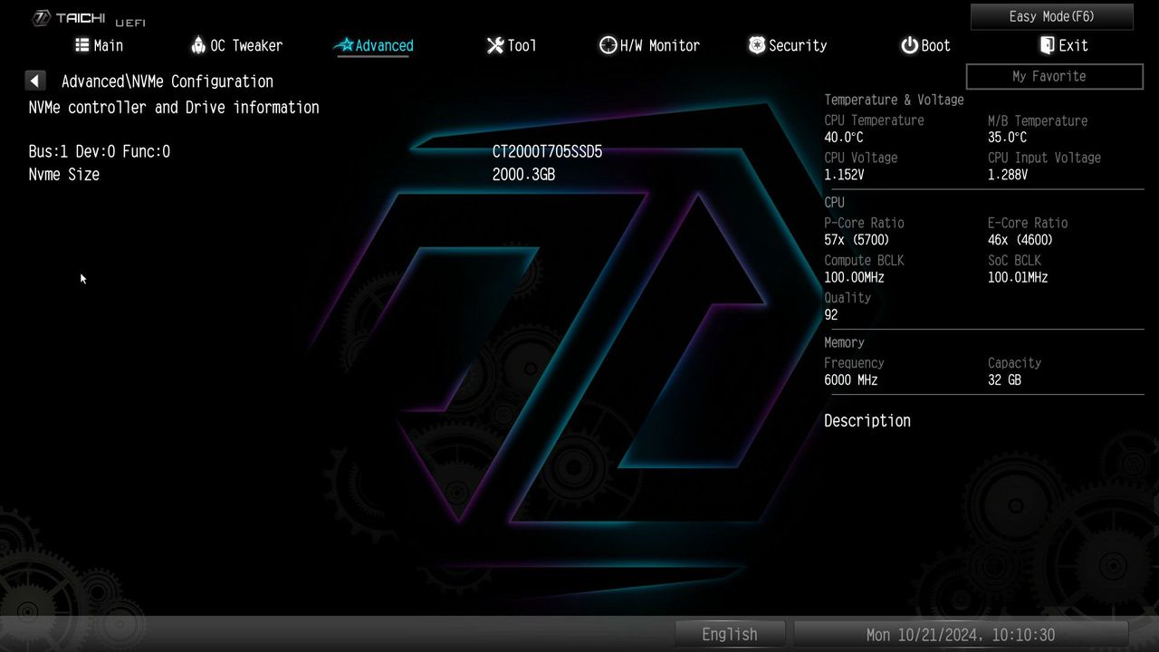 ASRock Z890 Taichi Lite