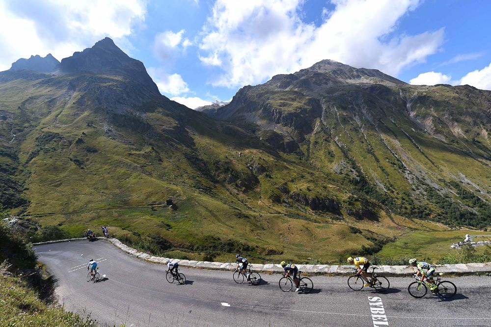 The Alps loom above the GC group.