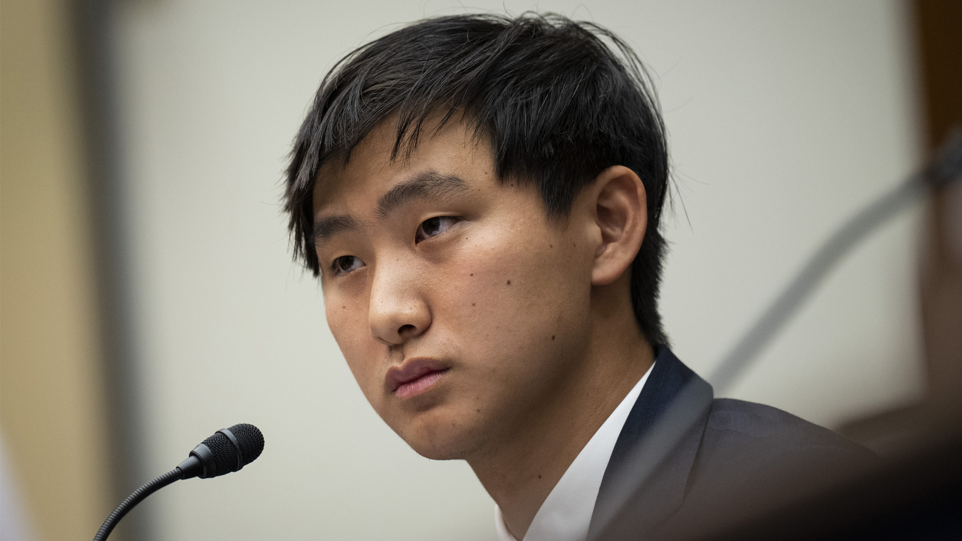 Alexandr Wang during a house hearing.