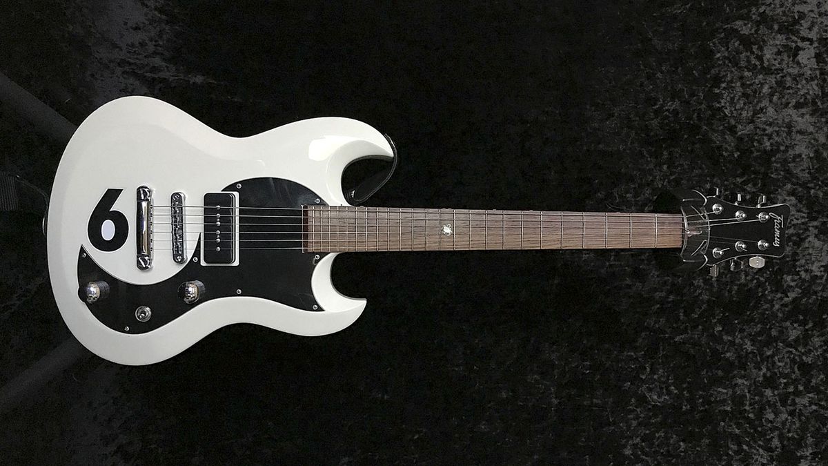 An endorser of Framus guitars, all of Phil&rsquo;s custom-built instruments follow an SG-like pattern with a Gibson scale-length. Pickups are by Arcane