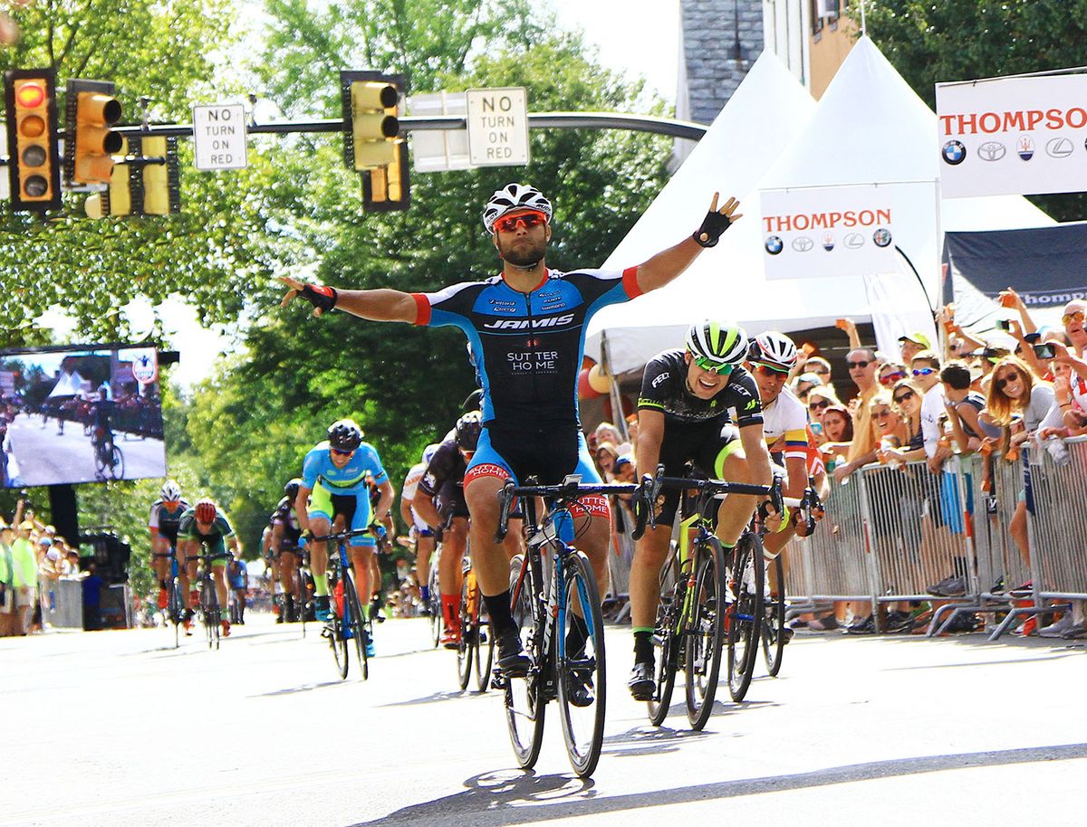 Eric Marcotte (Team Jamis) wins the Thompson Bucks County Classic for the THIRD time