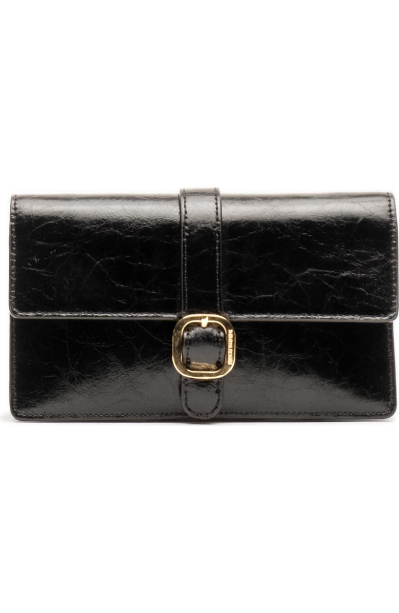 Leather Accordion Crossbody Bag