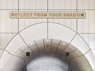 One of three new artworks by Darren Almond at Bond Street Station