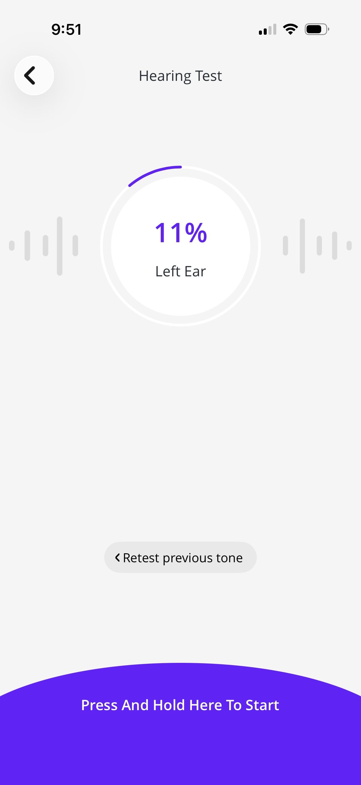 JBL Live 780NC in-app personalized EQ test