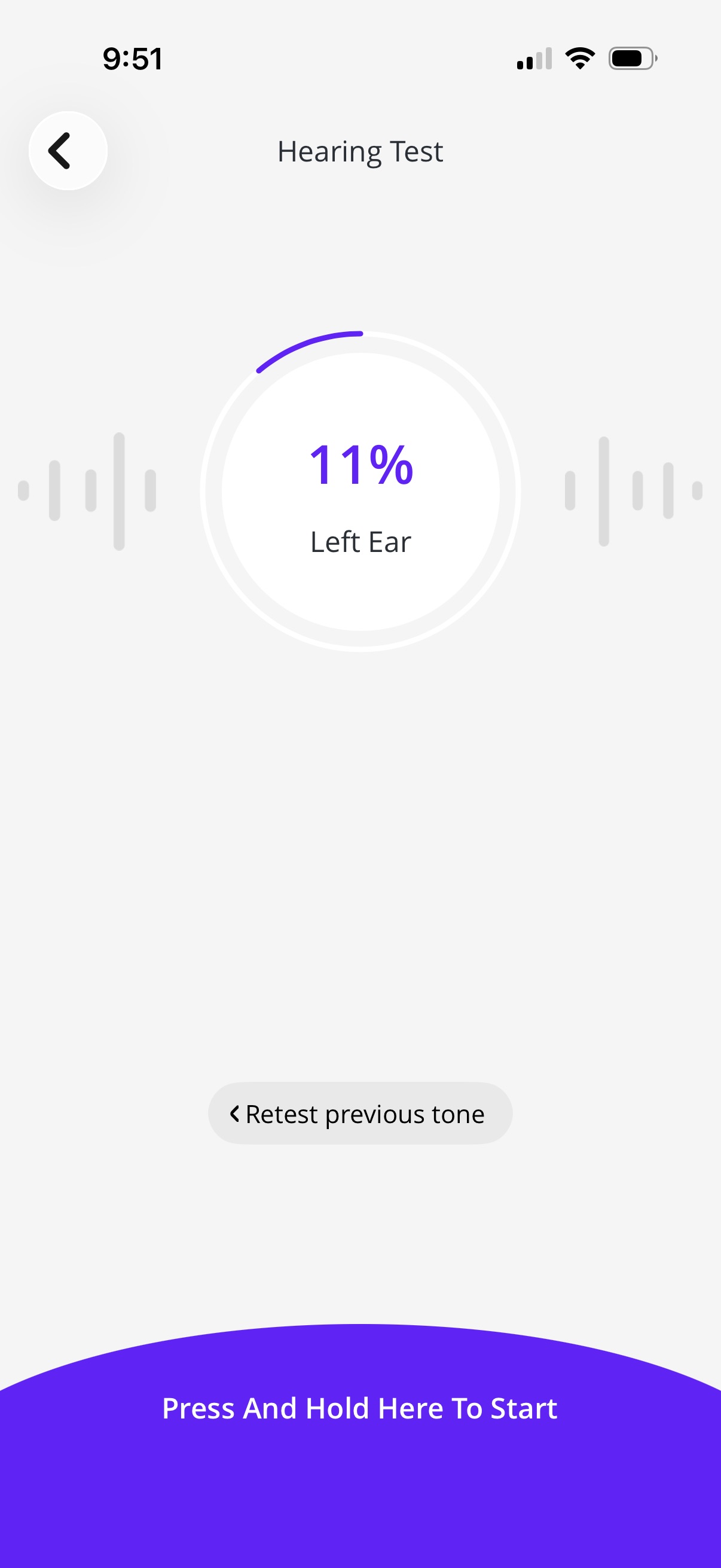 JBL Live 780NC in-app personalized EQ test