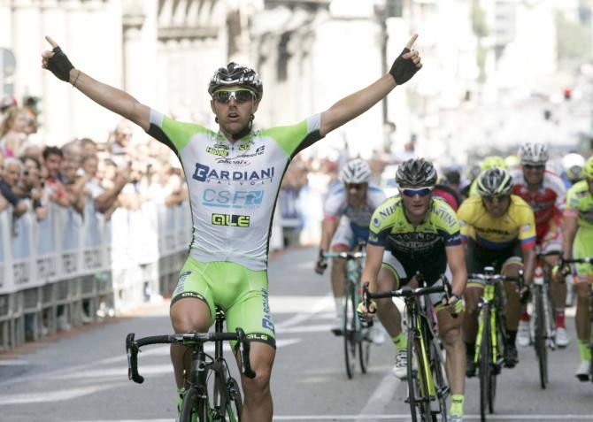 Sonny Colbrelli (Bardiani-CSF) takes his second win in less than a week at the Giro dell'Appennino.