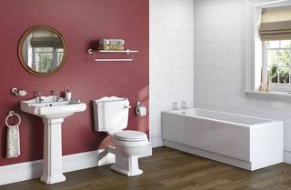 winchester bathroom suite with kensington bath