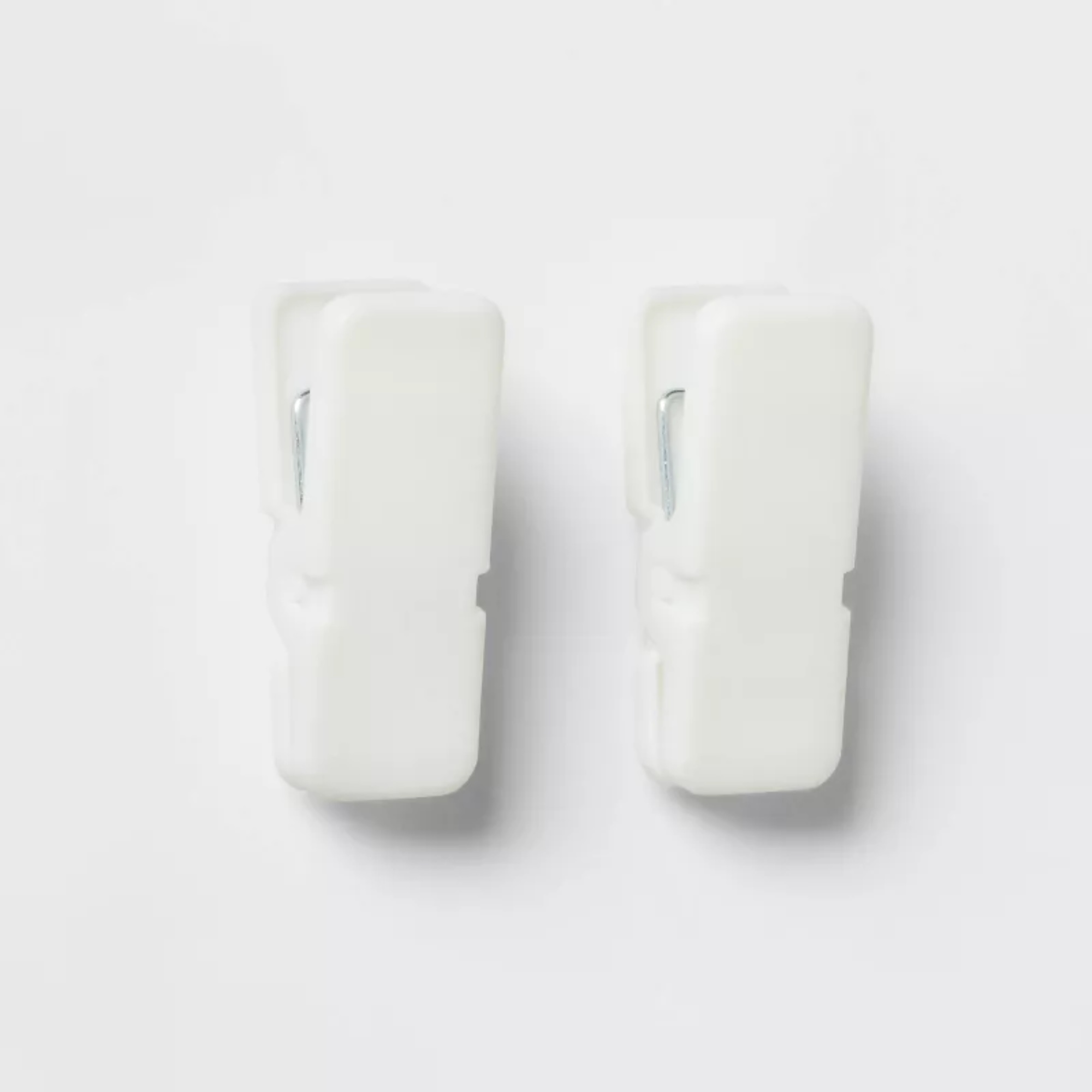 Target, Set of 2 Magnetic Clips, Pegboard Hooks, White 