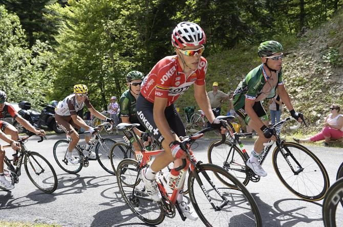 Tony Gallopin (Lotto Belisol) in the breakaway
