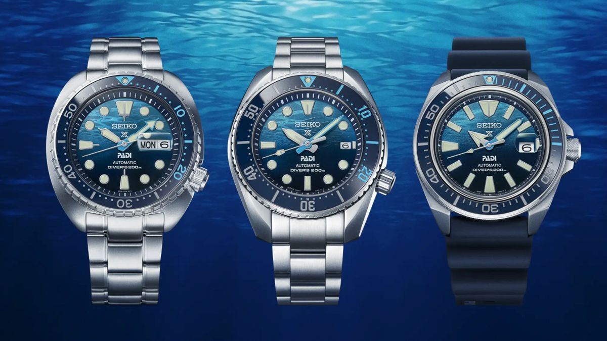 Seiko Prospex ‘Great Blue’ watch trio have a fantastic ocean-themed ...