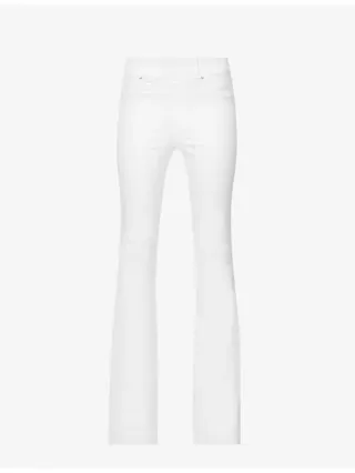 Skinny Flare High-Rise Stretch-Denim Jeans