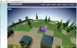 Tank World - a simple WebGL game