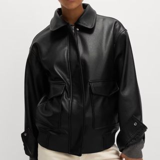 M&S's Faux Leather Jacket