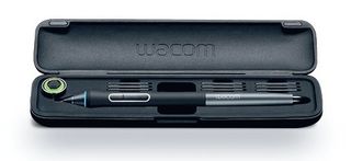 You can use the supplied Wacom Pro Pen stylus – with a selection of nibs – or multi-touch gestures