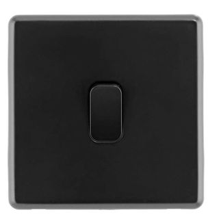 black light switch on a white background