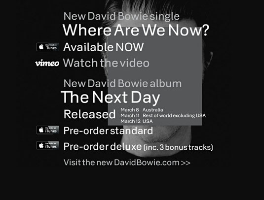 The landing page points visitors to the new audio and video content released yesterday