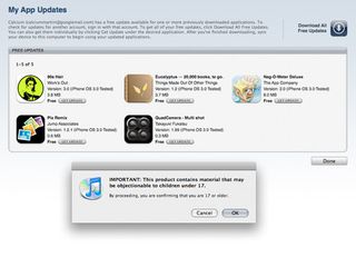 Apple app update