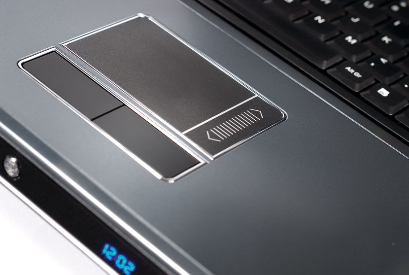 The trackpad features a scroll bar, but this can be irritating at times