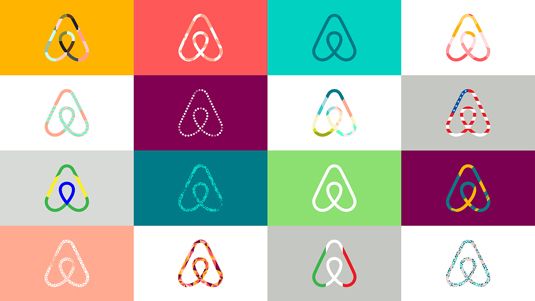 Airbnb logo variations
