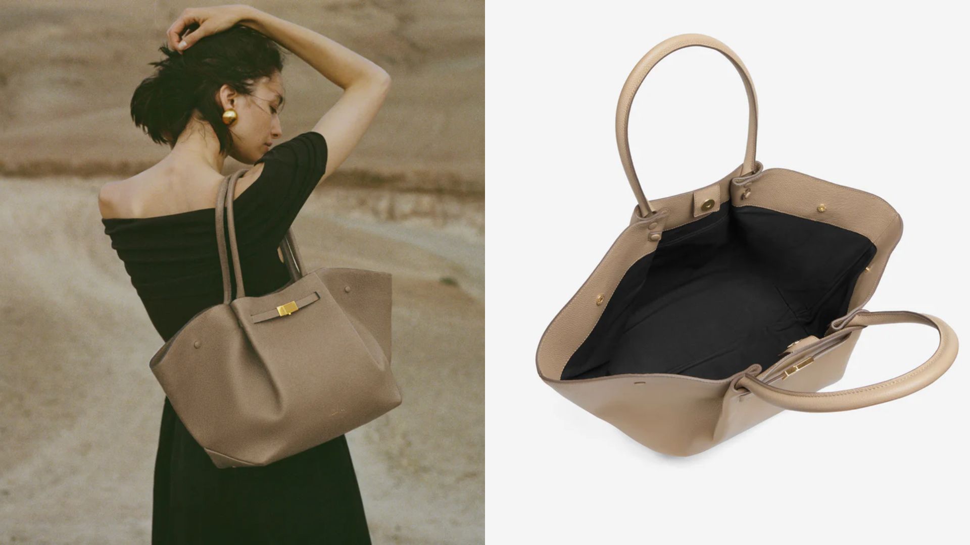 composite image of DeMellier New York tote bag