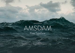 Free font: Amsdam