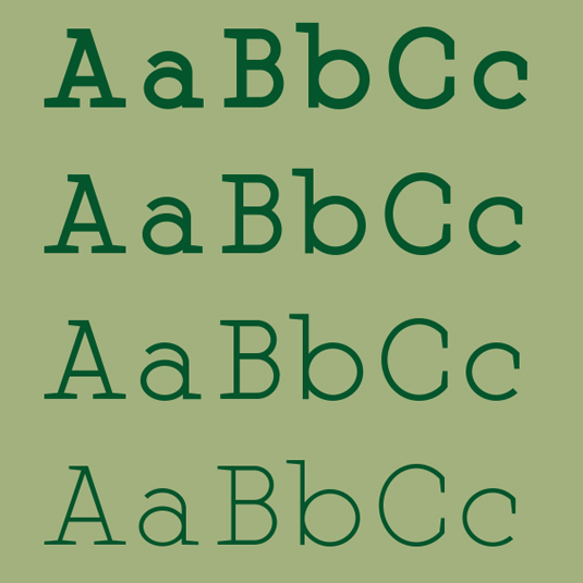 Free font: Martell