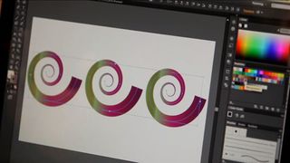 Adding a gradient to a stroked line is a simple but efficient tool in Illustrator CS6