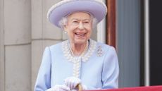 Queen Elizabeth II on the balcony of Buckingham Palace