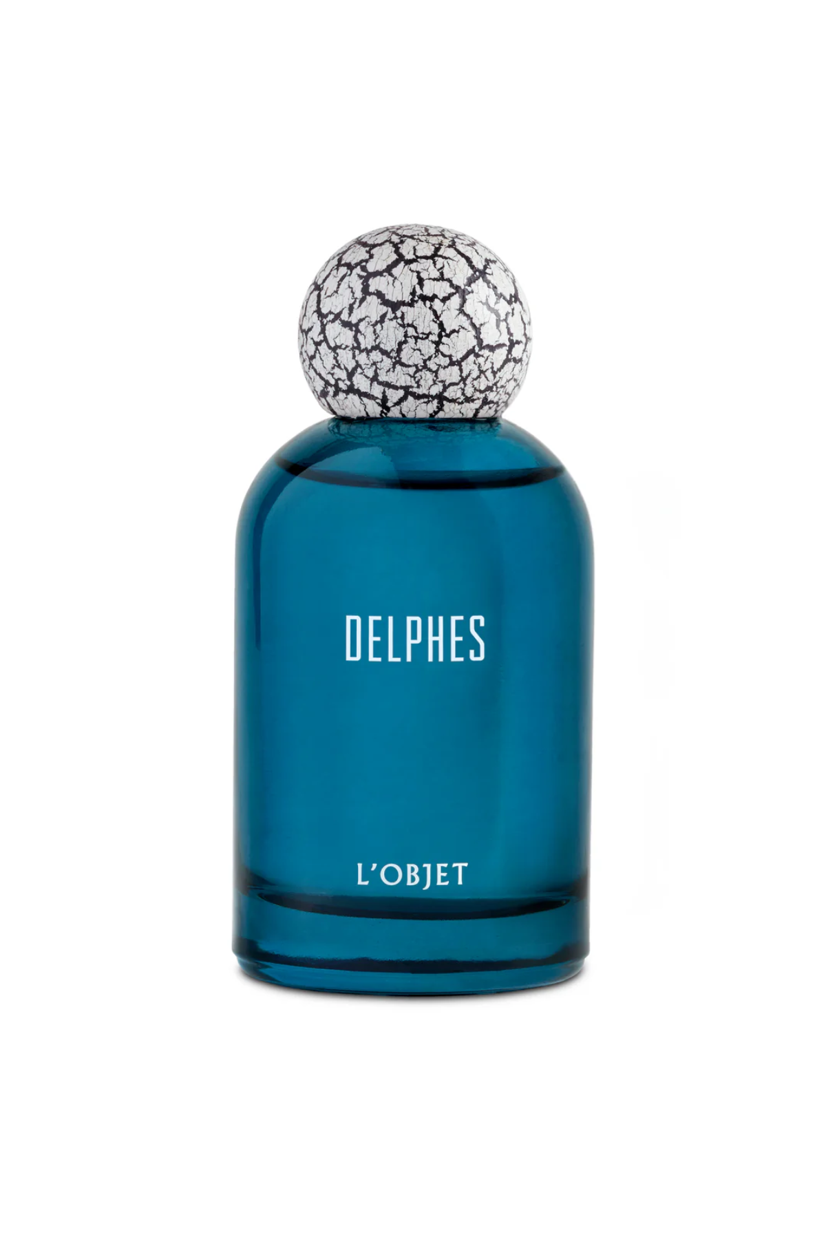 A bottle of L'Objet Delphes fragrance.