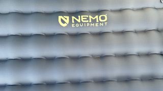 Nemo Tensor Extreme Conditions Ultralight Insulated Sleeping Pad: close up on pad