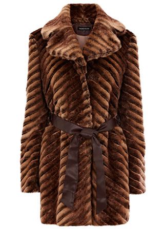Warehouse faux fur coat, £90
