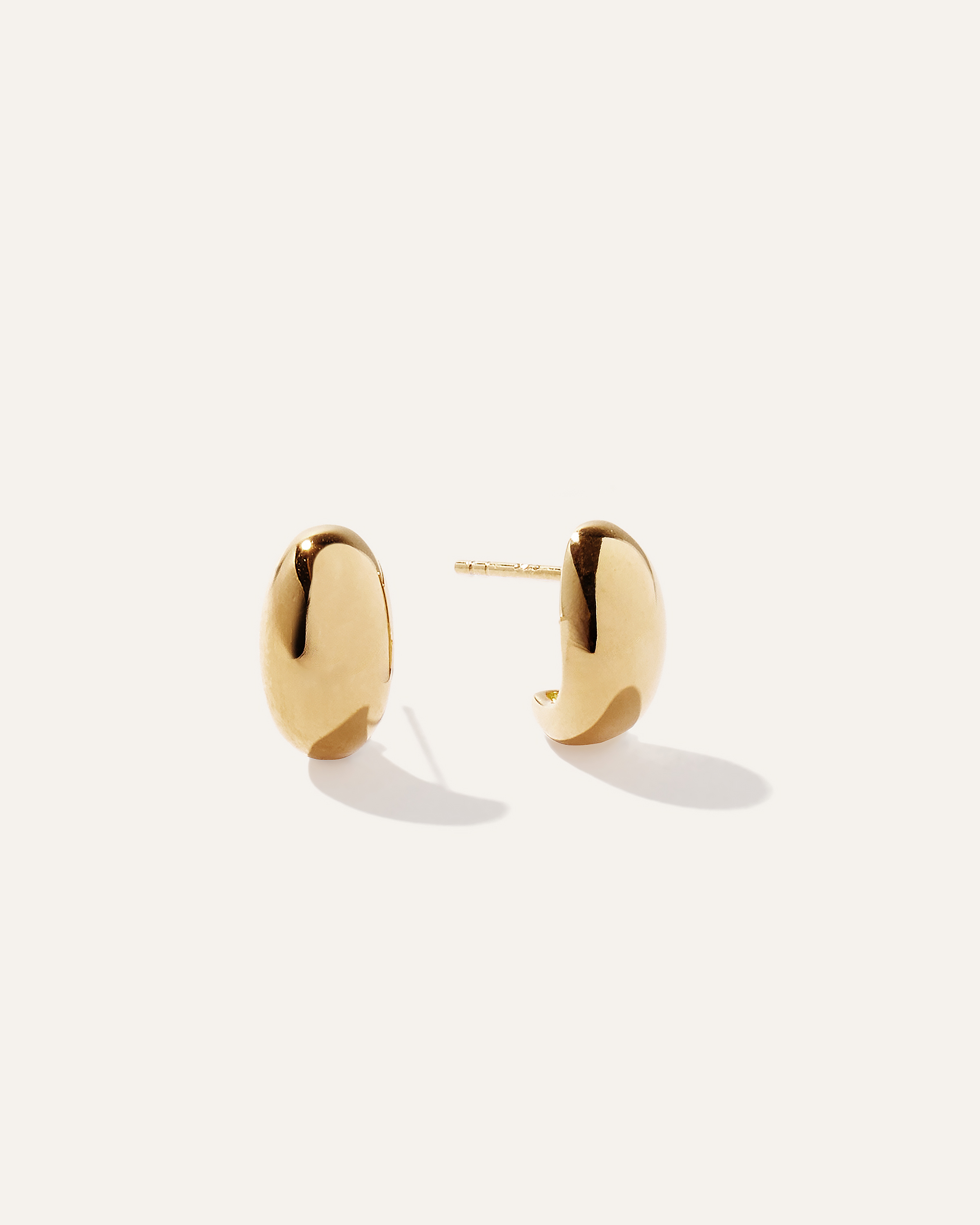 Globe Huggie Hoops