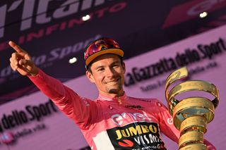 Primoz Roglic at the Giro d'Italia