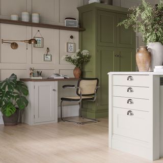 Ludlow kitchen in olive from Magnet