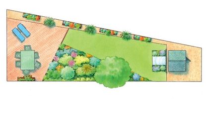 garden design for tapering garden