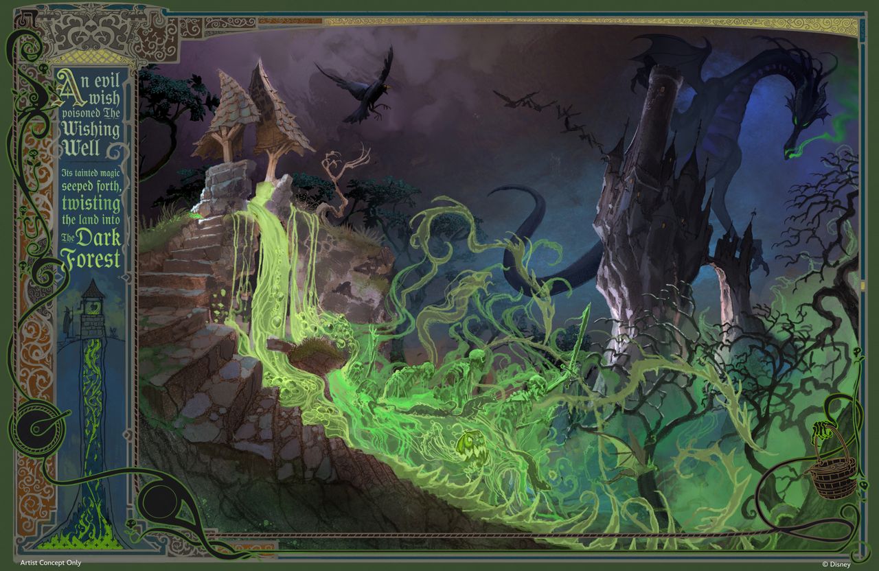 Villains Land at Magic Kingdom, Concept Art
