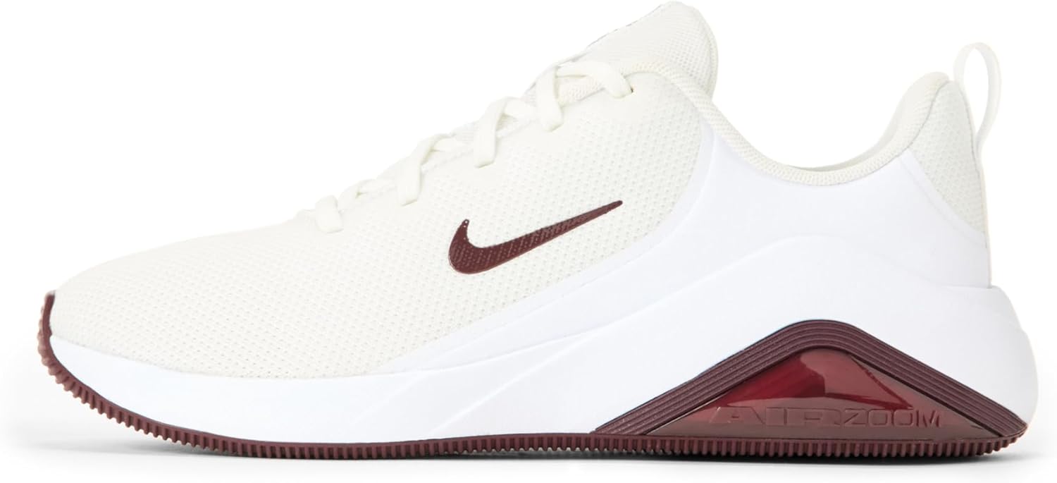 Nike Women&#039;s Bella 7 Training/workout Shoes, White/burgundy Crush-White, 8